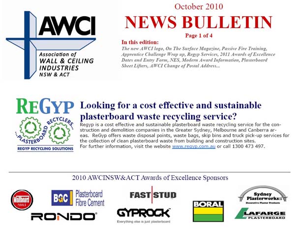 awci newsletter october